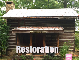 Historic Log Cabin Restoration  Beaverdam, Virginia